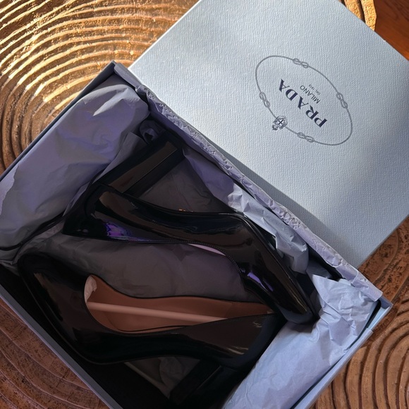 prada CALZATURE DONNA Nero shoes size 36.5 - Picture 9 of 10